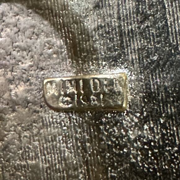 Vintage 1980 Elephant Small Belt Buckle Gold Tone Mimi Di N - Picture 4 of 5